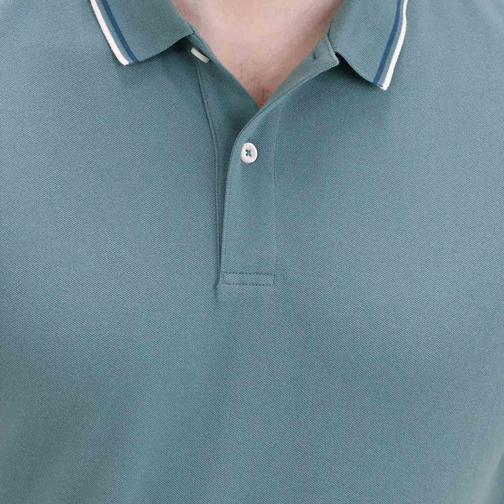 Giordano Men's Cotton Lycra Pique Slim Fit Polo - Premium Polo