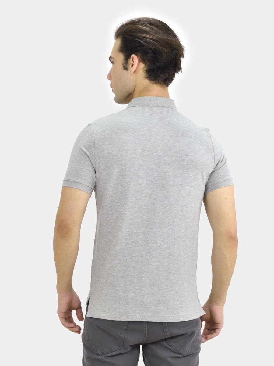 Giordano Men's Cotton Lycra Pique Slim Fit Polo - Premium Polo