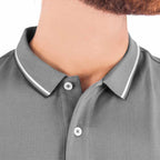 Giordano Men's Cotton Lycra Pique Slim Fit Polo - Premium Polo
