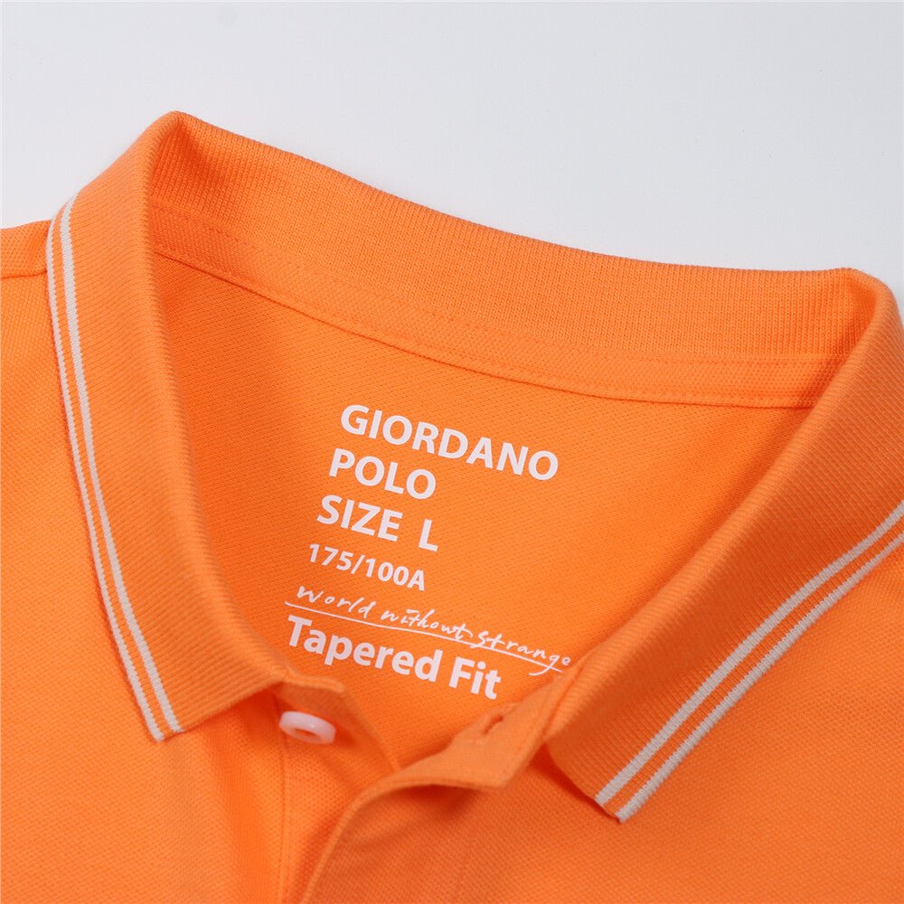 Giordano Men's Cotton Lycra Pique Slim Fit Polo - Premium Polo