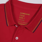 Giordano Men's Cotton Lycra Pique Slim Fit Polo - Premium Polo