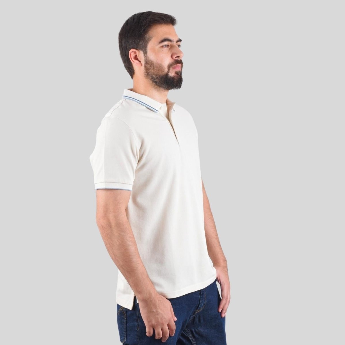 Giordano Men's Cotton Lycra Pique Slim Fit Polo - Premium Polo