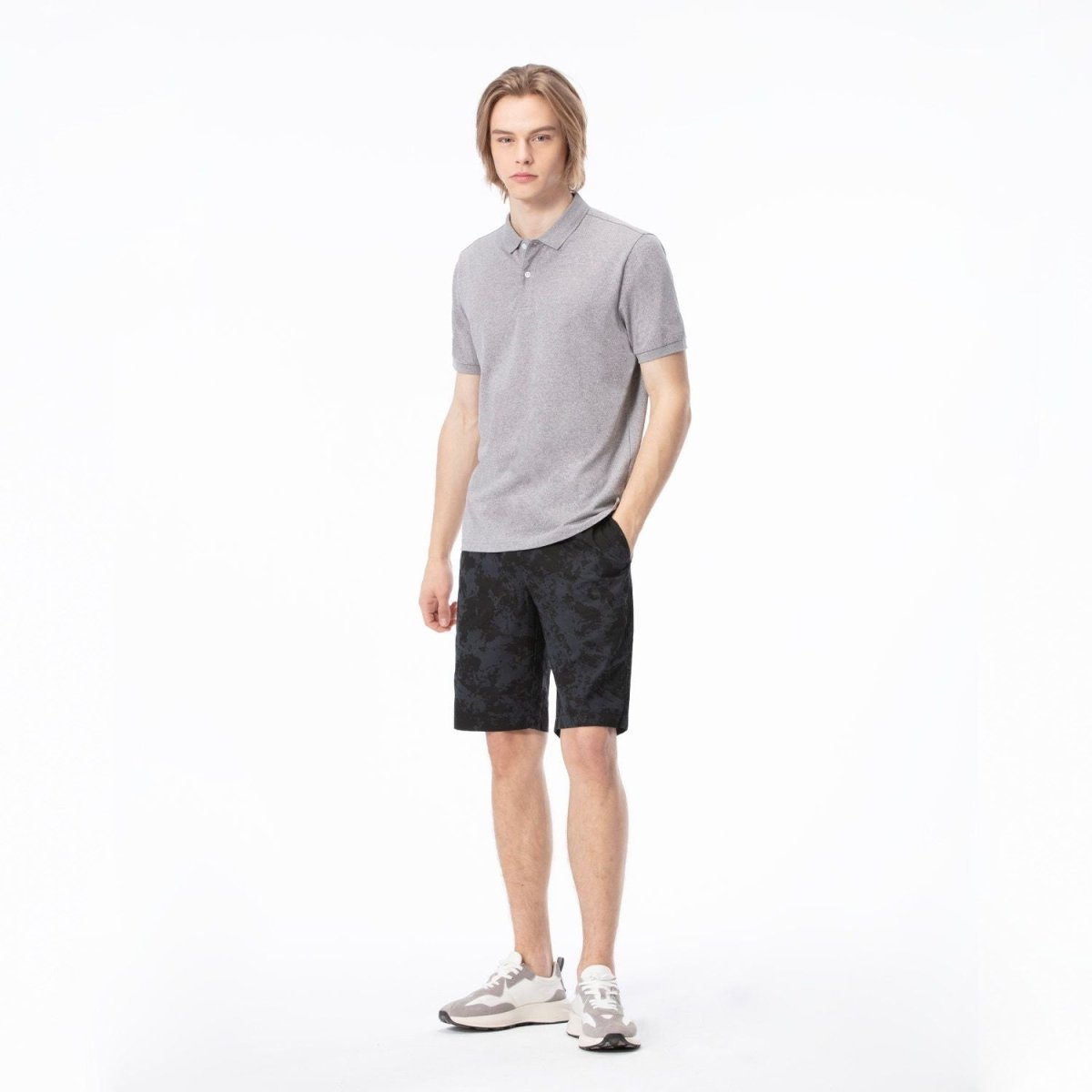Giordano Men's Cotton Lycra Stretch Solid Polo Shirt - Premium Polo