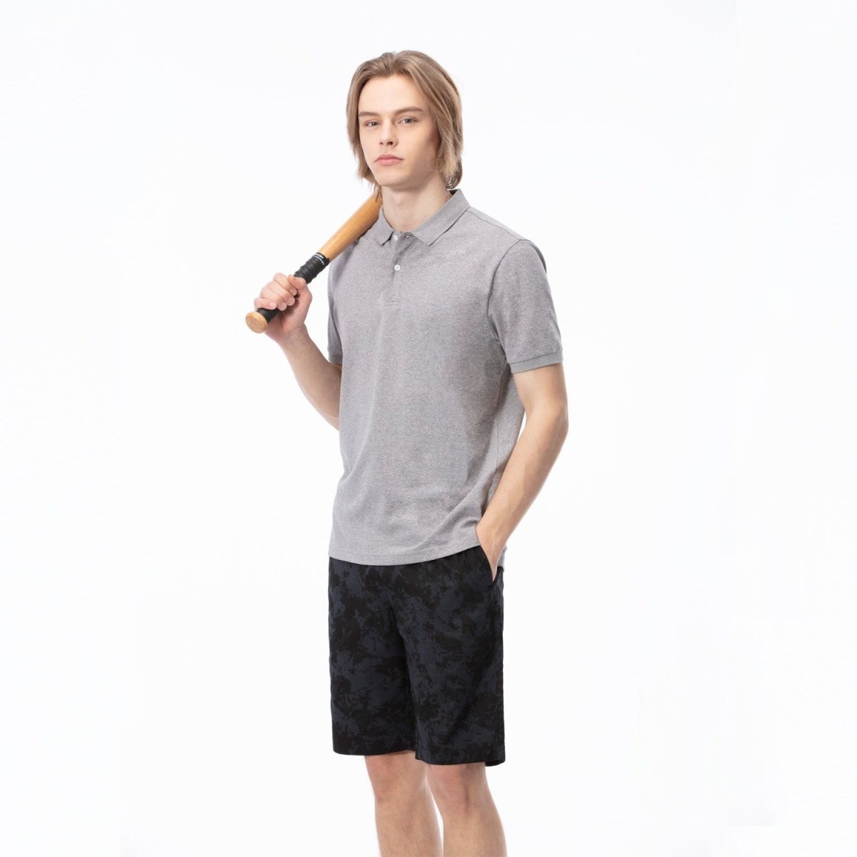 Giordano Men's Cotton Lycra Stretch Solid Polo Shirt - Premium Polo