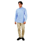 Giordano Men's Cotton Oxford Full Opening Long Sleeve Slim Fit Shirt - Premium Shirts