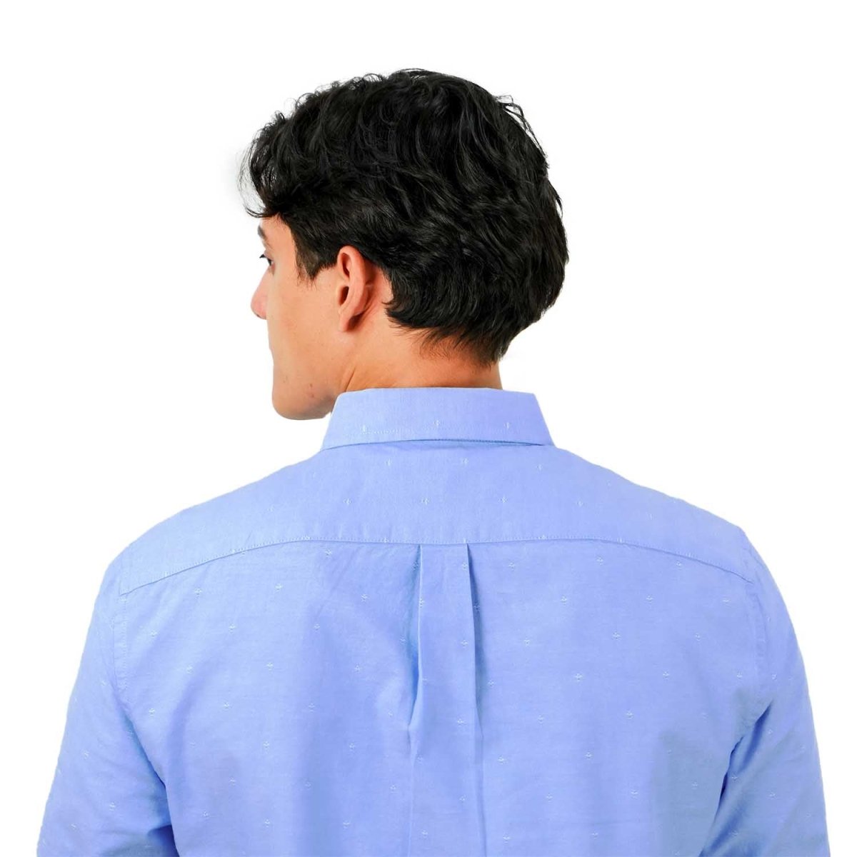 Giordano Men's Cotton Oxford Full Opening Long Sleeve Slim Fit Shirt - Premium Shirts