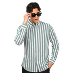 Giordano Men's Cotton Oxford Full Opening Long Sleeve Slim Fit Shirt - Premium Shirts