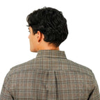 Giordano Men's Cotton Oxford Full Opening Long Sleeve Slim Fit Shirt - Premium Shirts