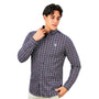 Giordano Men's Cotton Oxford Full Opening Long Sleeve Slim Fit Shirt - Premium Shirts