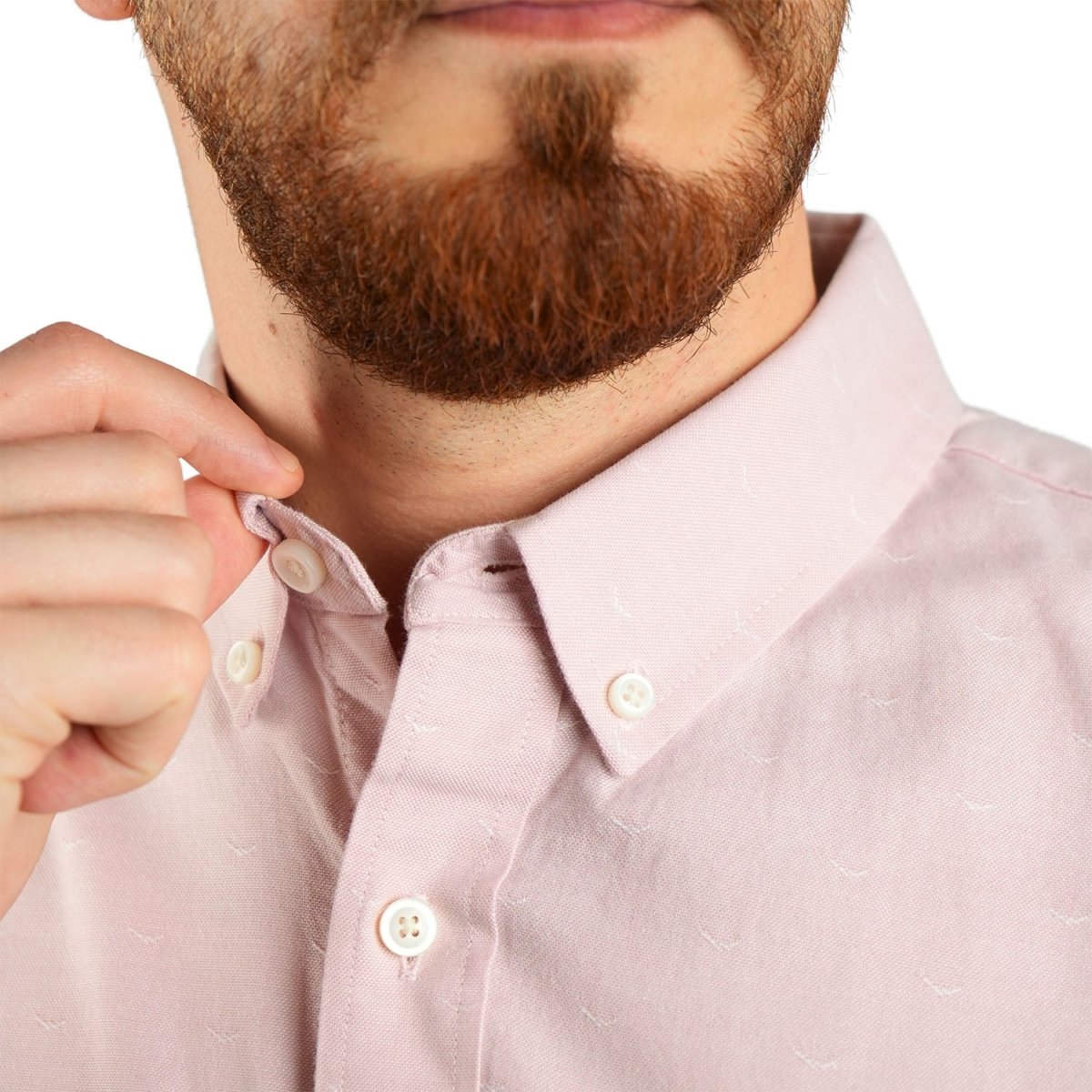 Giordano Men's Cotton Oxford Full Opening Long Sleeve Slim Fit Shirt - Premium Shirts