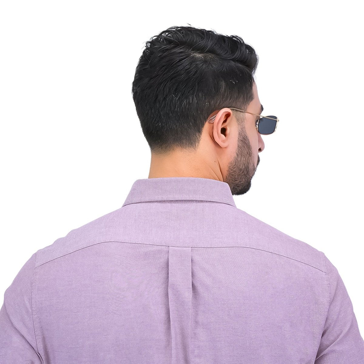 Giordano Men's Cotton Oxford Full Opening Long Sleeve Slim Fit Shirt - Premium Shirts