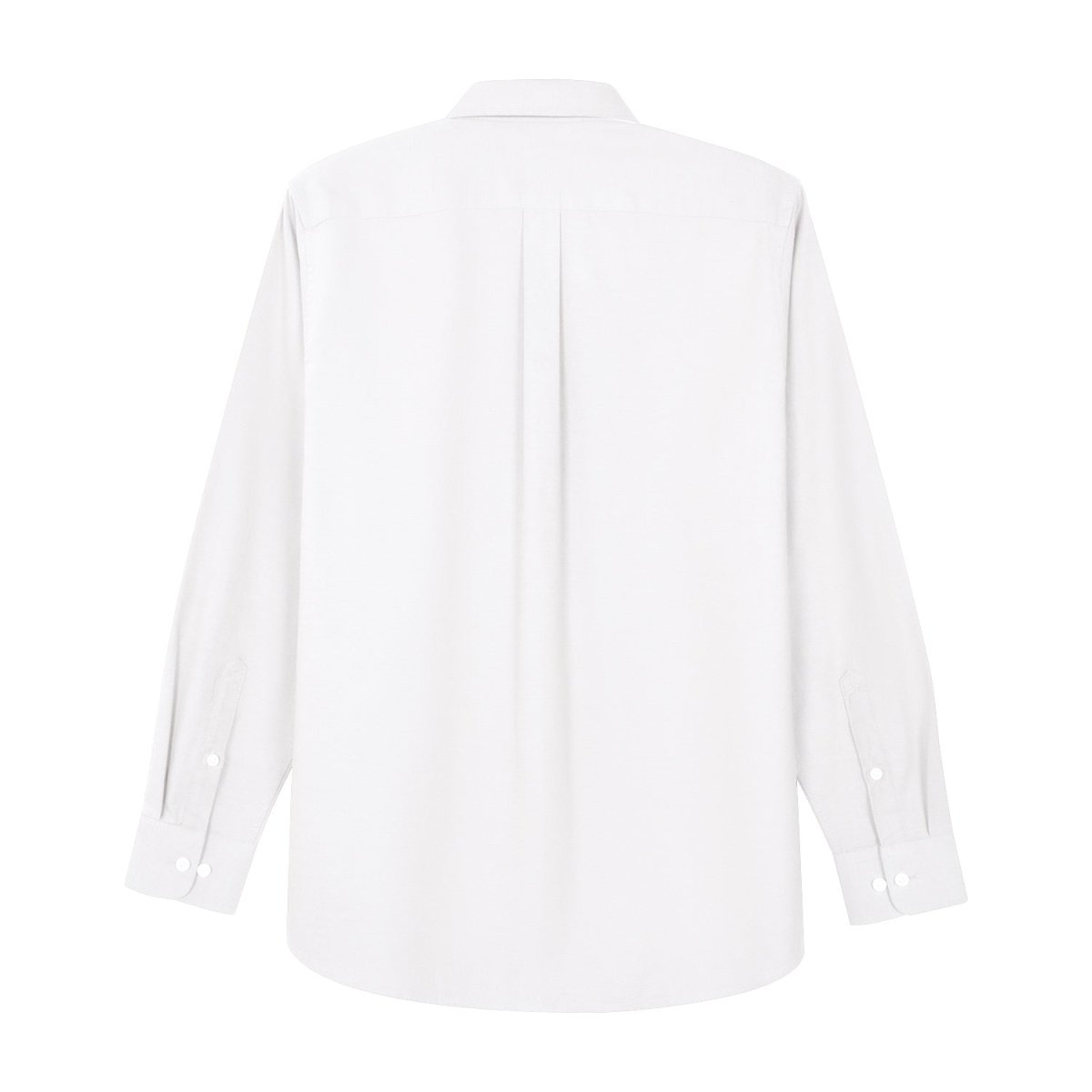 Giordano Men's Cotton Oxford Full Opening Long Sleeve Slim Fit Shirt - Premium Shirts