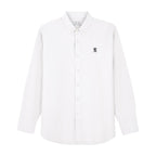 Giordano Men's Cotton Oxford Full Opening Long Sleeve Slim Fit Shirt - Premium Shirts