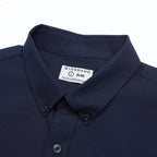 Giordano Men’s Cotton Oxford Slim Fit Short-Sleeve Shirt with Embroidery - Premium Shirts