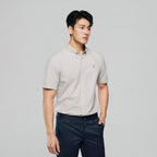 Giordano Men’s Cotton Oxford Slim Fit Short-Sleeve Shirt with Embroidery - Premium Shirts