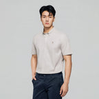 Giordano Men’s Cotton Oxford Slim Fit Short-Sleeve Shirt with Embroidery - Premium Shirts