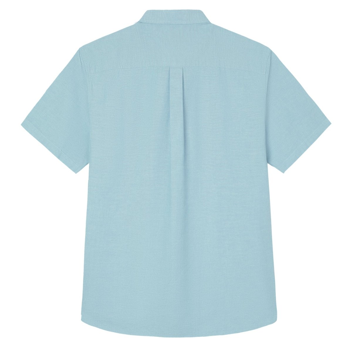Giordano Men’s Cotton Oxford Slim Fit Short-Sleeve Shirt with Embroidery - Premium Shirts
