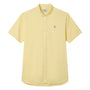 Giordano Men’s Cotton Oxford Slim Fit Short-Sleeve Shirt with Embroidery - Premium Shirts