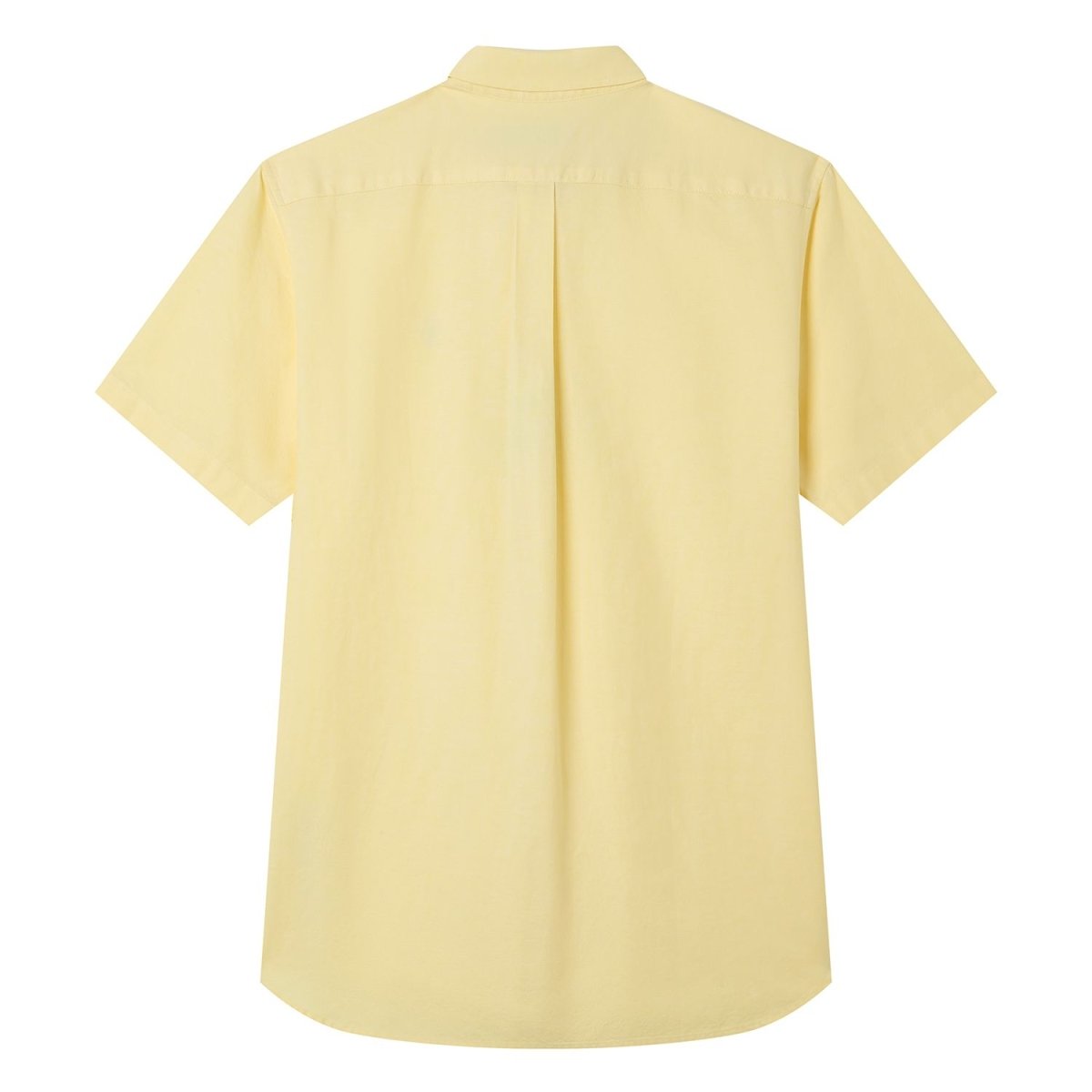 Giordano Men’s Cotton Oxford Slim Fit Short-Sleeve Shirt with Embroidery - Premium Shirts