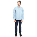 Giordano Men’s Cotton Oxford Wrinkle Free Long - Sleeve Shirt - first_variant_option_2 Premium Shirt for Giordano