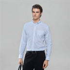 Giordano Men's Cotton Oxford Wrinkle Free Long - Sleeve Shirt - first_variant_option_2 Premium Shirt for Giordano