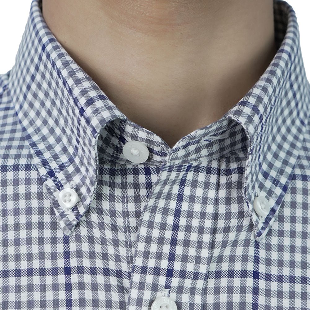 Giordano Men’s Cotton Oxford Wrinkle Free Long-Sleeve Shirt - Premium Shirts