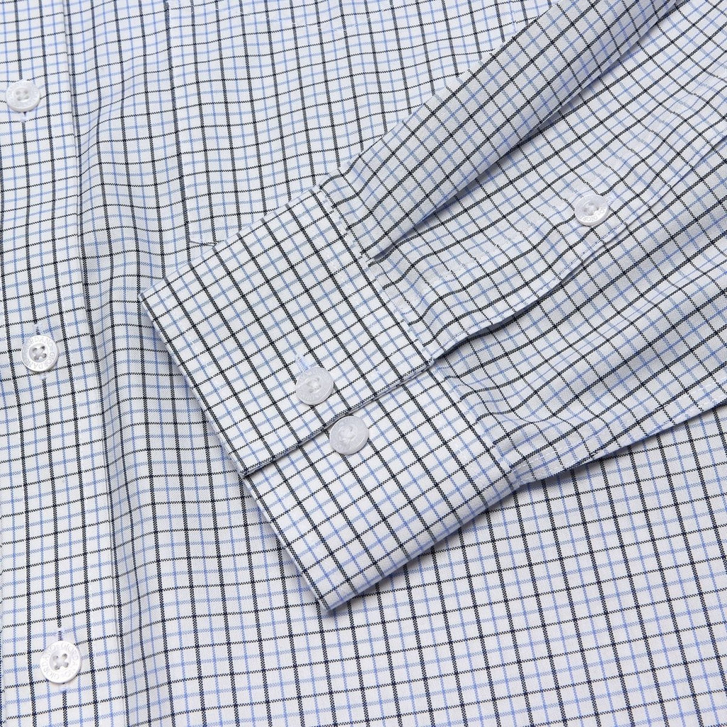 Giordano Men’s Cotton Oxford Wrinkle Free Long-Sleeve Shirt - Premium Shirts