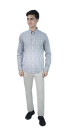 Giordano Men’s Cotton Oxford Wrinkle Free Long-Sleeve Shirt - Premium Shirts