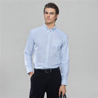 Giordano Men's Cotton Oxford Wrinkle Free Long - Sleeve Shirt - first_variant_option_2 Premium Shirt for Giordano