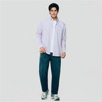 Giordano Men's Cotton Oxford Wrinkle Free Long - Sleeve Shirt - first_variant_option_2 Premium Shirt for Giordano