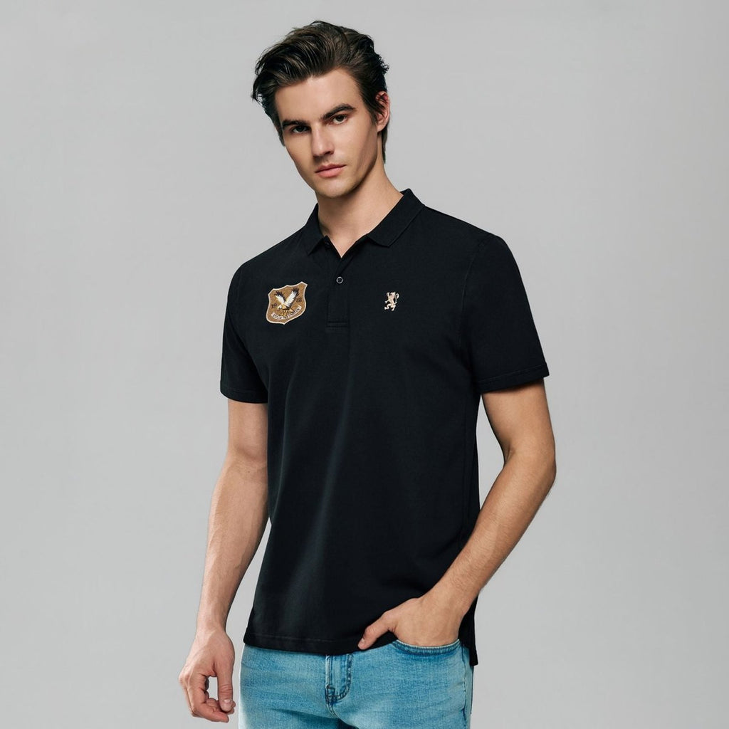 Giordano Men’s Cotton Pique Bold Polo with Embroidery - first_variant_option_2 Premium Polo for Giordano