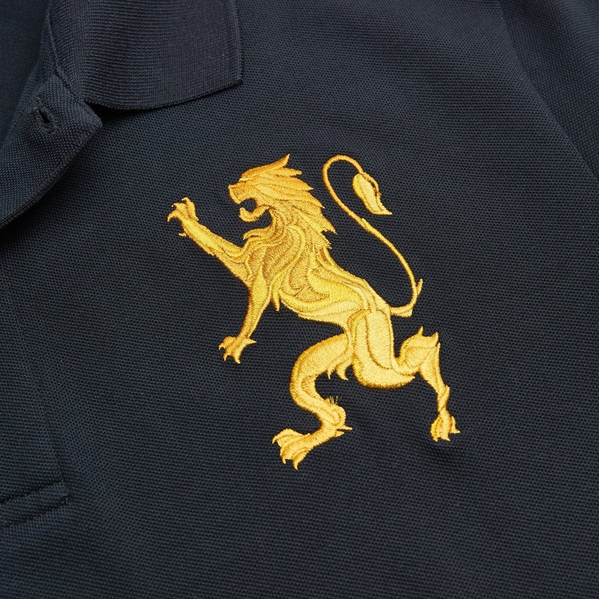 Giordano Men’s Cotton Pique Polo with 3D Lion Embroidery - first_variant_option_2 Premium Polo for Giordano