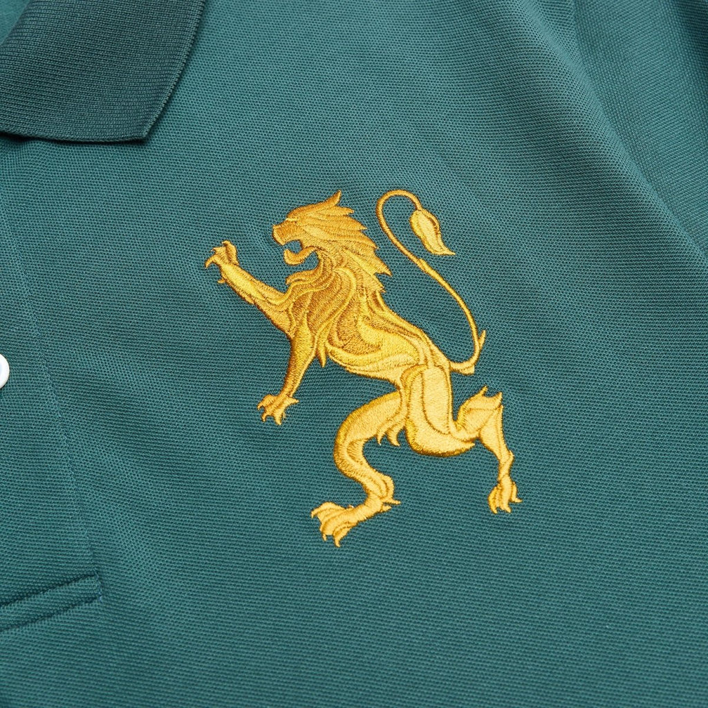 Giordano Men's Cotton Pique Polo with 3D Lion Embroidery - first_variant_option_2 Premium Polo for Giordano