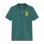 Giordano Men's Cotton Pique Polo with 3D Lion Embroidery - first_variant_option_2 Premium Polo for Giordano