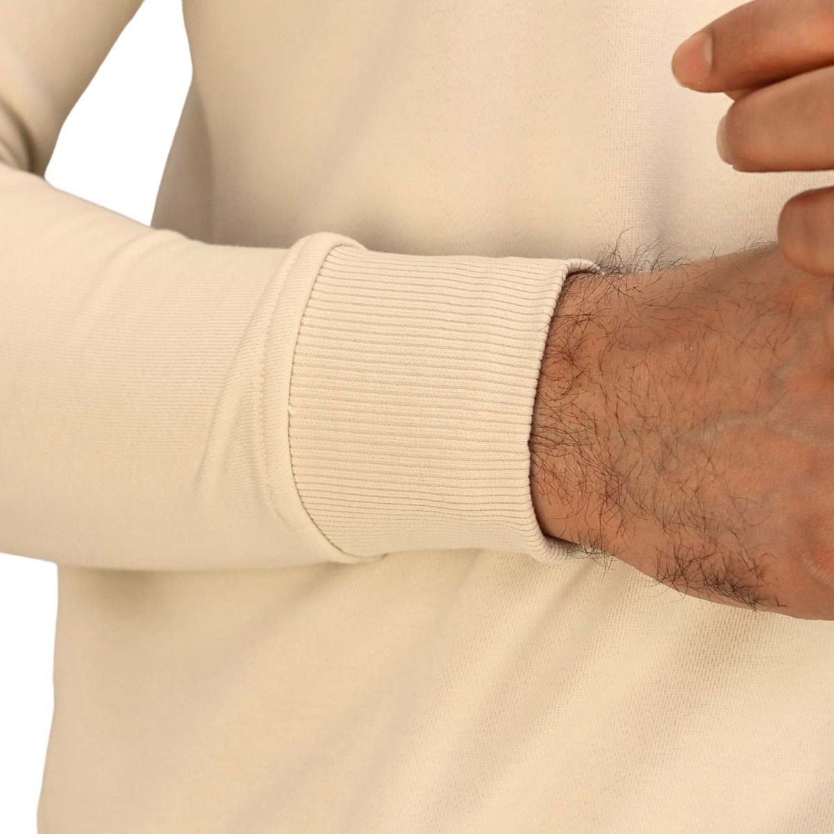 Giordano Men's Cotton Polyester French Terry Crew Neck Sweatshirt - Premium Sweatshirts