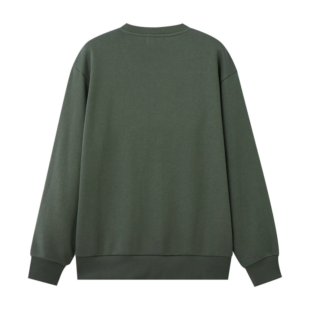 Giordano Men's Cotton Polyester French Terry Crew Neck Sweatshirt - Premium Sweatshirts