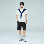 Giordano Men's Cotton Regular Fit Shorts | Online Exclusive - Premium Print Tee
