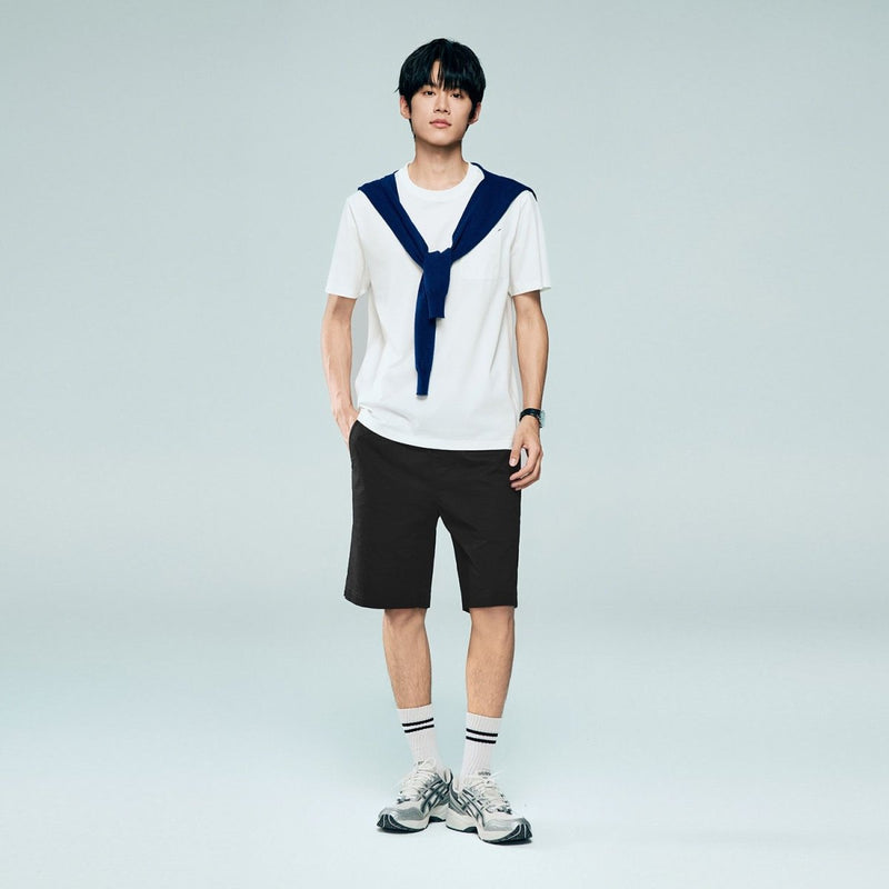 Giordano Men's Cotton Regular Fit Shorts | Online Exclusive - Premium Print Tee