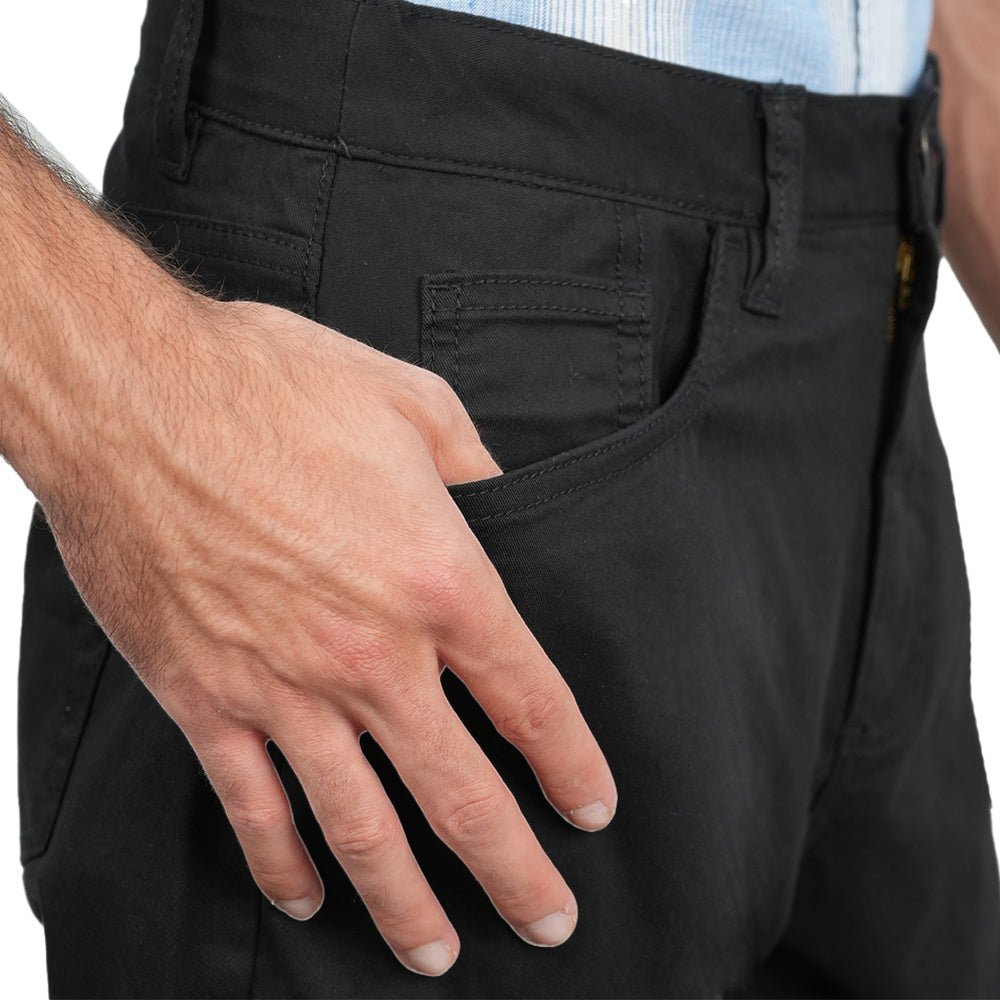 Giordano Men’s Cotton Regular Taper Stretch Twill Khakis - first_variant_option_2 Premium Pants for Giordano