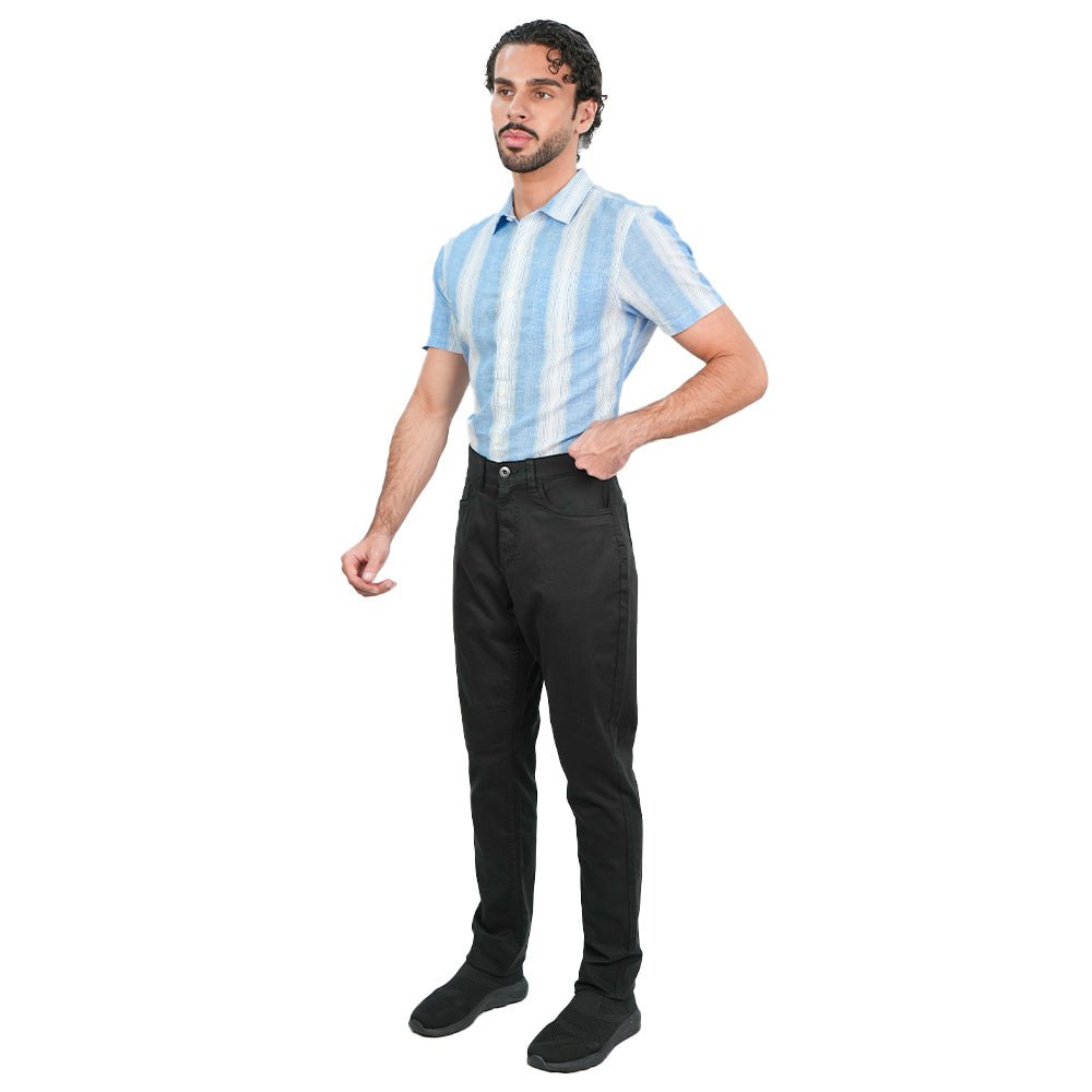 Giordano Men’s Cotton Regular Taper Stretch Twill Khakis - first_variant_option_2 Premium Pants for Giordano