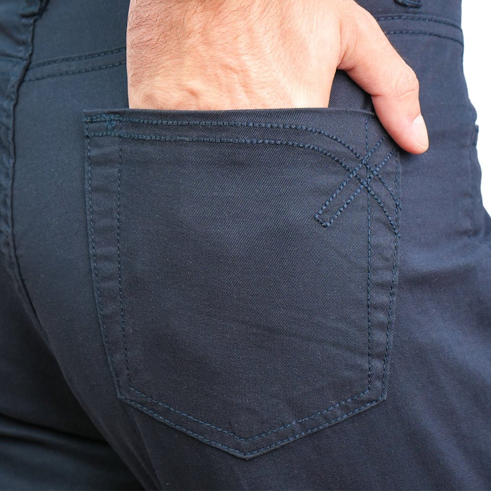 Giordano Men’s Cotton Regular Taper Stretch Twill Khakis - first_variant_option_2 Premium Pants for Giordano