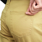 Giordano Men’s Cotton Regular Taper Stretch Twill Khakis - first_variant_option_2 Premium Pants for Giordano