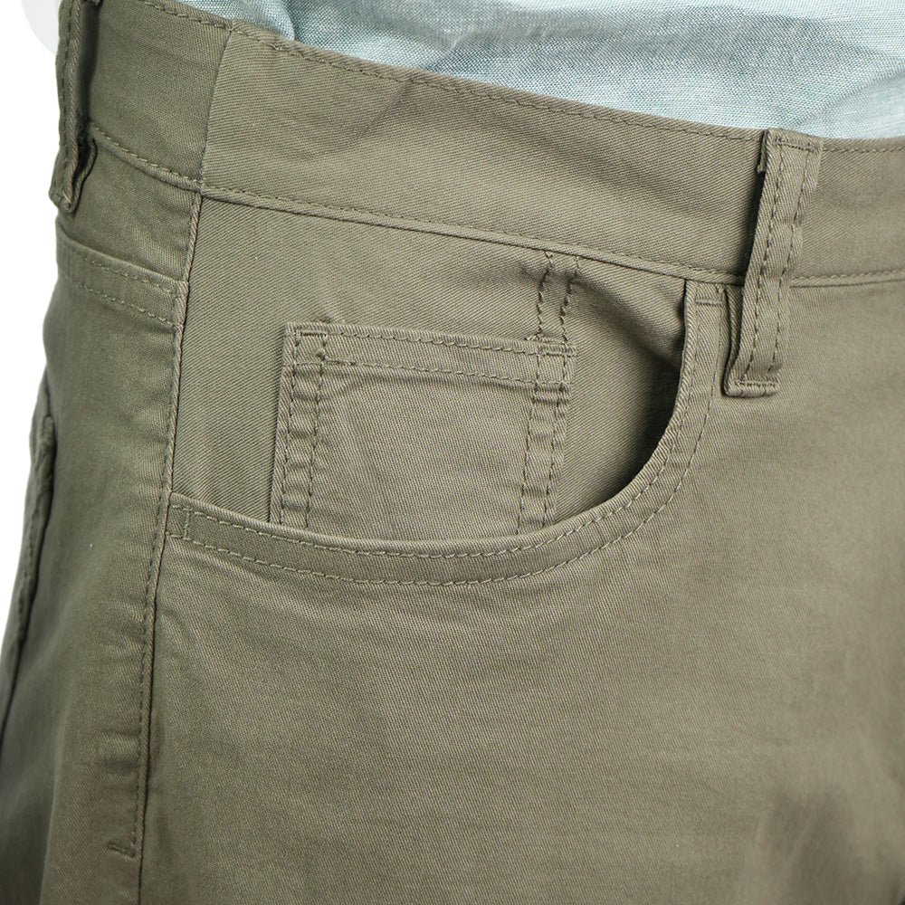 Giordano Men’s Cotton Regular Taper Stretch Twill Khakis - first_variant_option_2 Premium Pants for Giordano