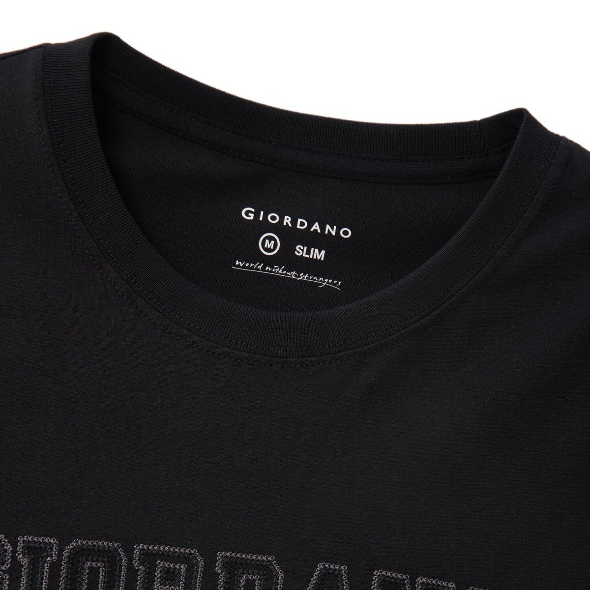 Giordano Men's Cotton Signature Print Tee - Premium Print Tee