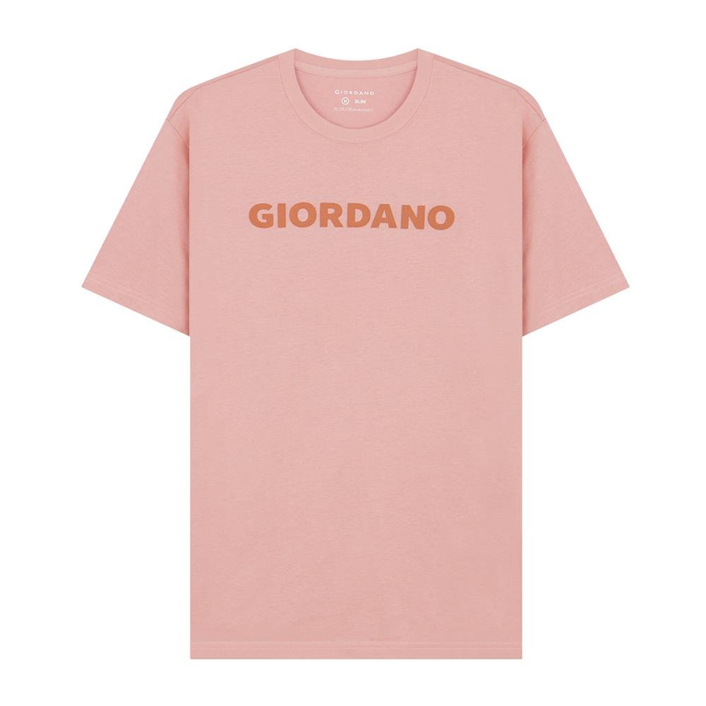 Giordano Men's Cotton Signature Print Tee - Premium Print Tee