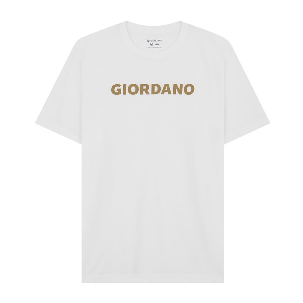 Giordano Men's Cotton Signature Print Tee - Premium Print Tee