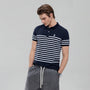 Giordano Men's Cotton Slim Fit Stripe Polo - first_variant_option_2 Premium Polo for Giordano