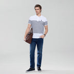 Giordano Men's Cotton Slim Fit Stripe Polo - first_variant_option_2 Premium Polo for Giordano