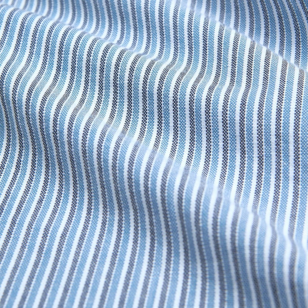 Giordano Men’s Cotton Slim Oxford Shirt with Embroidery - Premium Shirts