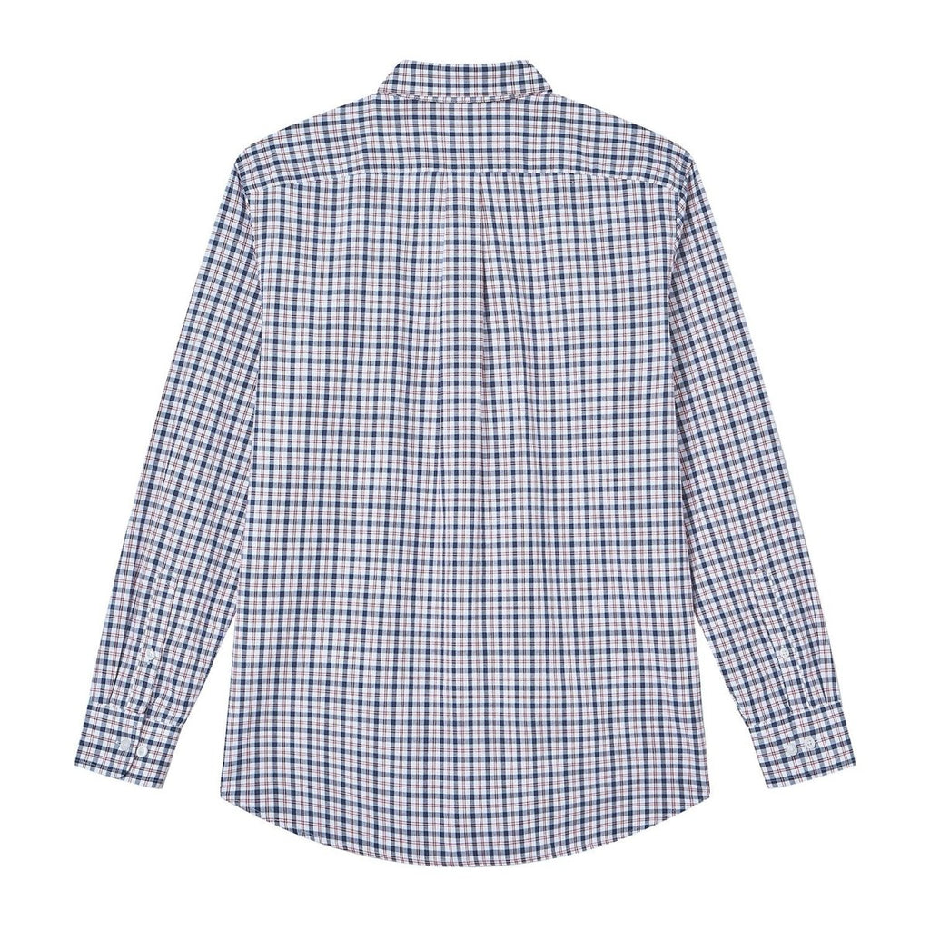 Giordano Men’s Cotton Slim Oxford Shirt with Embroidery - Premium Shirts